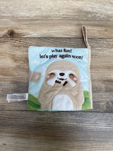 Douglas Baby Silly Lil Sloth Soft Plush Activity Book By Douglas