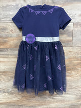 Marvel Black Panther Hooded Costume Dress Navy sz 4/5T
