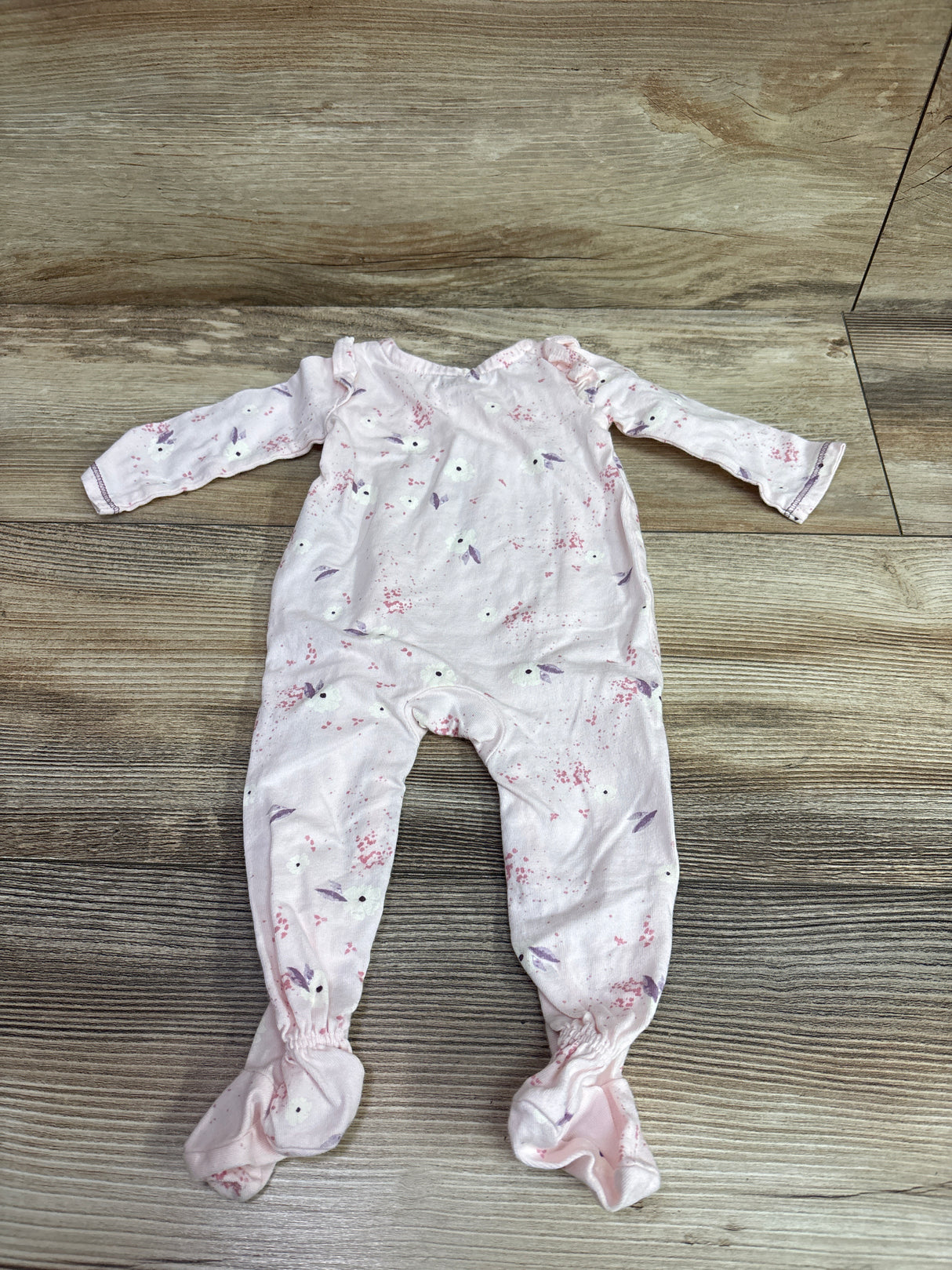 Burt's Bees Baby Footed Coverall Pink sz Preemie