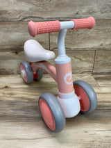 Colorful Lighting Baby Balance Bike in Pink