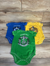 Wizarding World 3pk Harry Potter Bodysuits Green sz 12m
