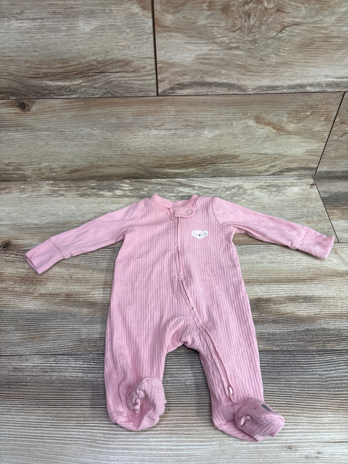 Carter's Ribbed Sleeper Pink sz Newborn