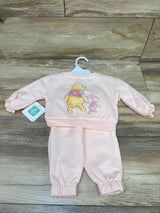 NEW Disney Baby Winnie The Pooh 2pc Sweatshirt & Joggers Set Pink sz 0/3m
