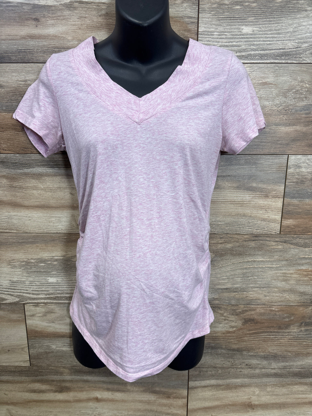 Ambiance Maternity V-Neck Shirt Pink sz XL