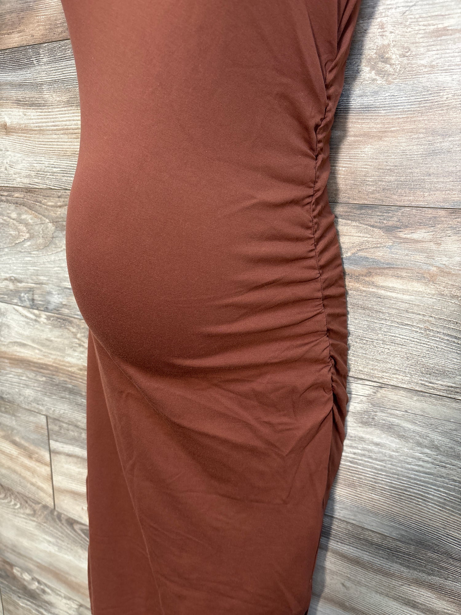 Dazy Maternity Bodycon Dress Brown sz Large