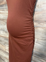 Dazy Maternity Bodycon Dress Brown sz Large