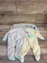 Gerber 4pk Sleep 'N Play Sleepers Beige sz 0-3m