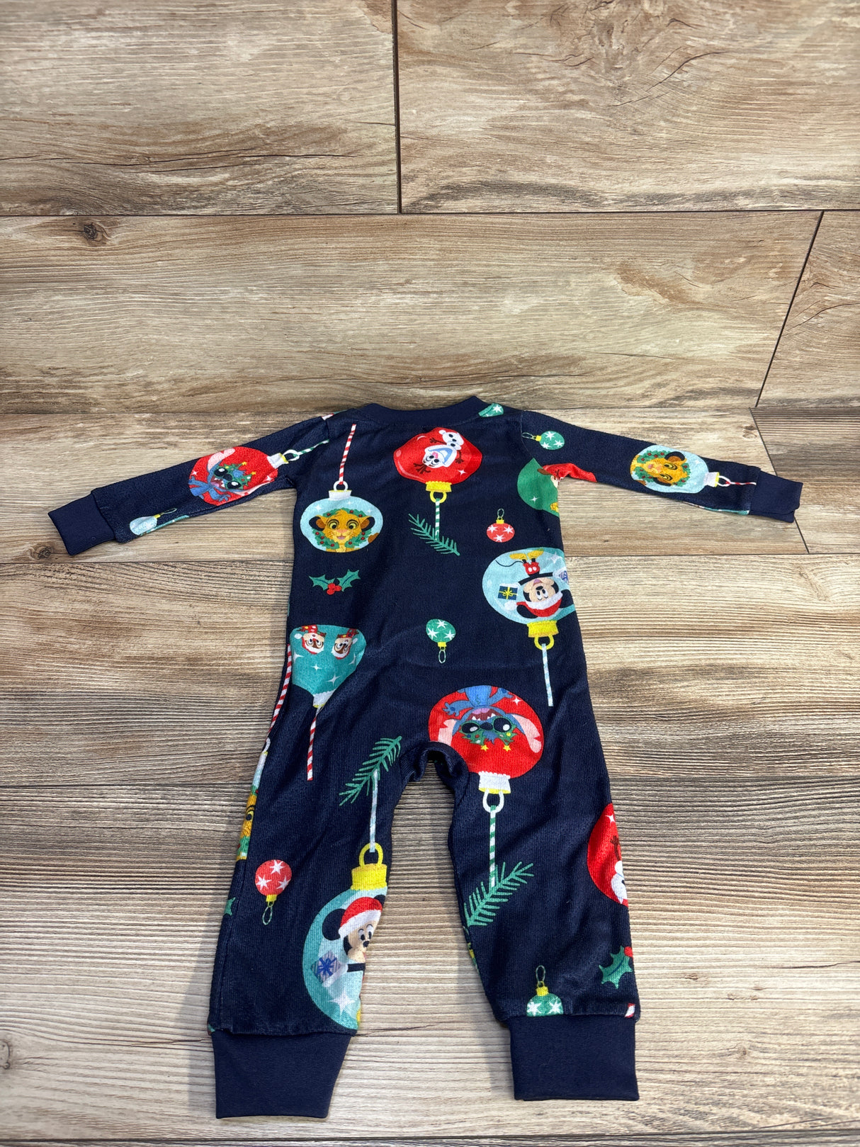 Disney 100 Frozen Christmas Sleeper Navy sz 6-9m