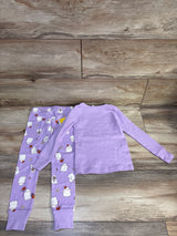 NEW Old Navy 2pc 'Let's Go Ghouls' Pajama Set Purple sz 3T