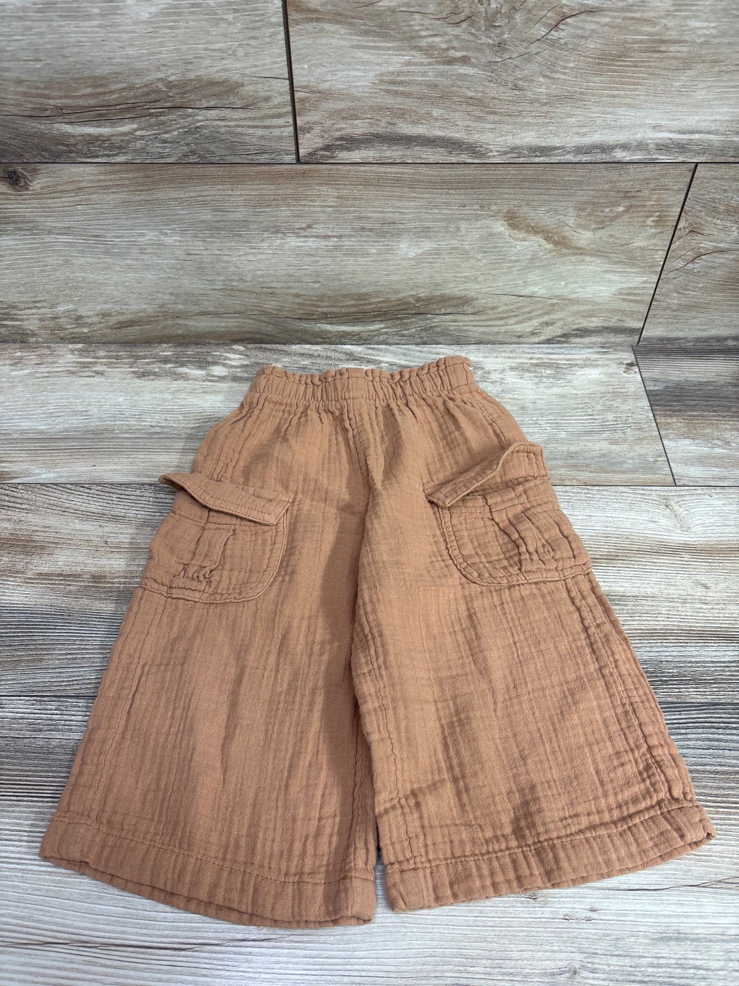 Old Navy Gauze Wide-Leg Pants Brown sz 2T