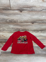 Old Navy Gingerbread The Crumbler Long Sleeve Shirt Red sz 4T