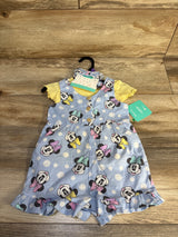 NEW Disney Baby 3pc Minnie Mouse Shortall Set Yellow/Blue sz 12m