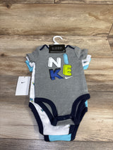 NEW Nike 3pk Bodysuits Blue sz 18m