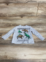 H&M Dinosaurs Shirt Grey sz 3-4T