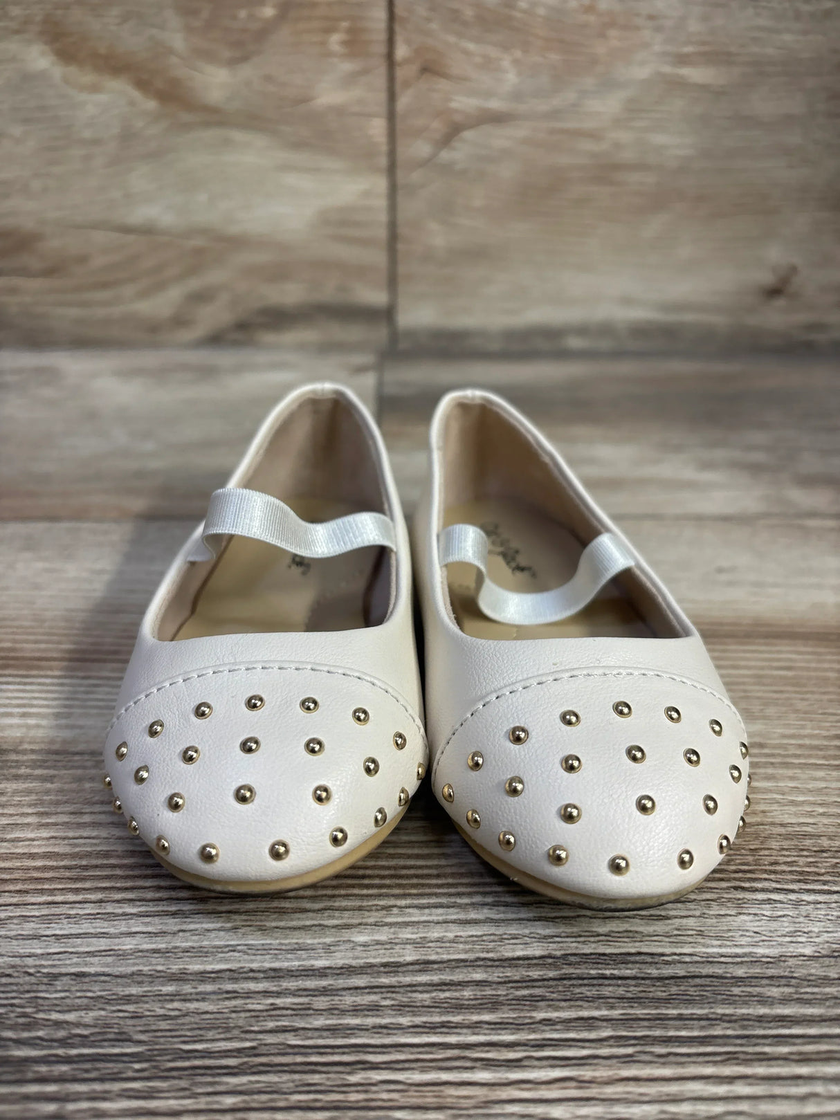 Cat & Jack Beaded Ballet Flats Ivory sz 5c