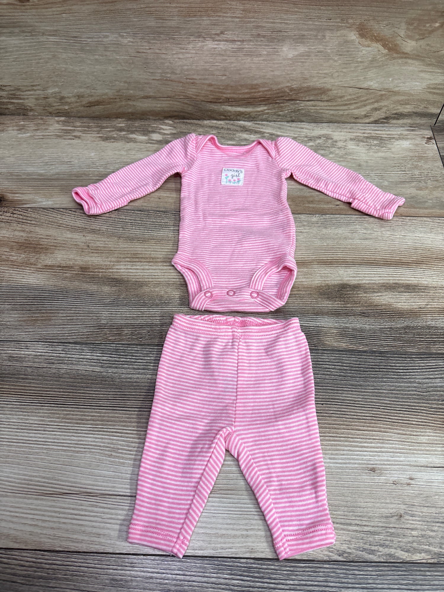 Simple Joys 2pc Bodysuit & Pants Set Pink sz Preemie