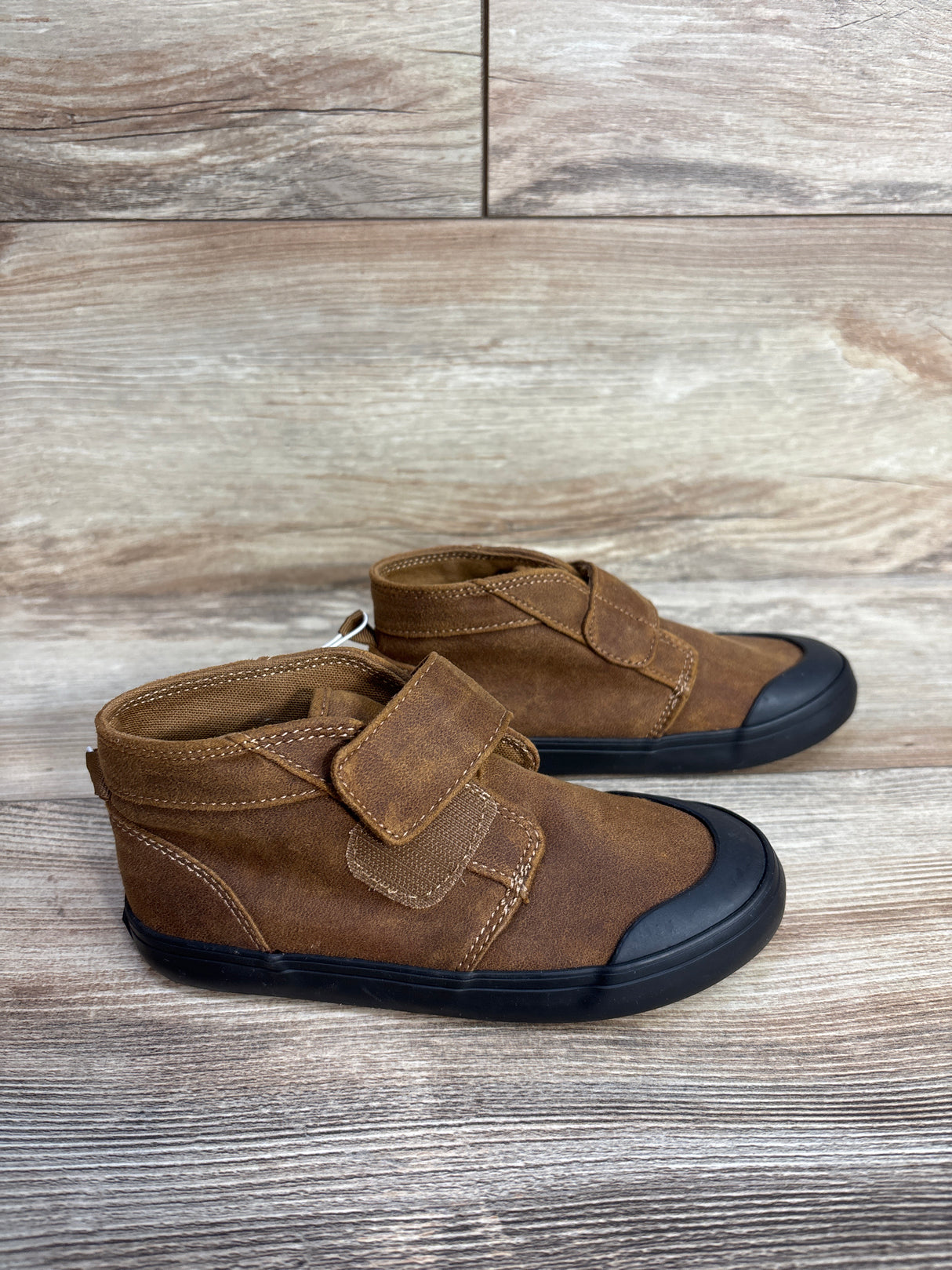 NEW Old Navy Faux-Suede Mid-Top Chukka Sneakers, Brown sz 10c