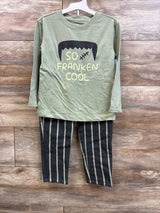 NEW Cat & Jack So Franken Cool 2Pc Set Green sz 4T