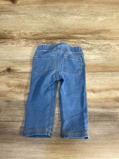 Cat & Jack Pull On Jeggings Blue sz 12m - Me n Mommy To Be