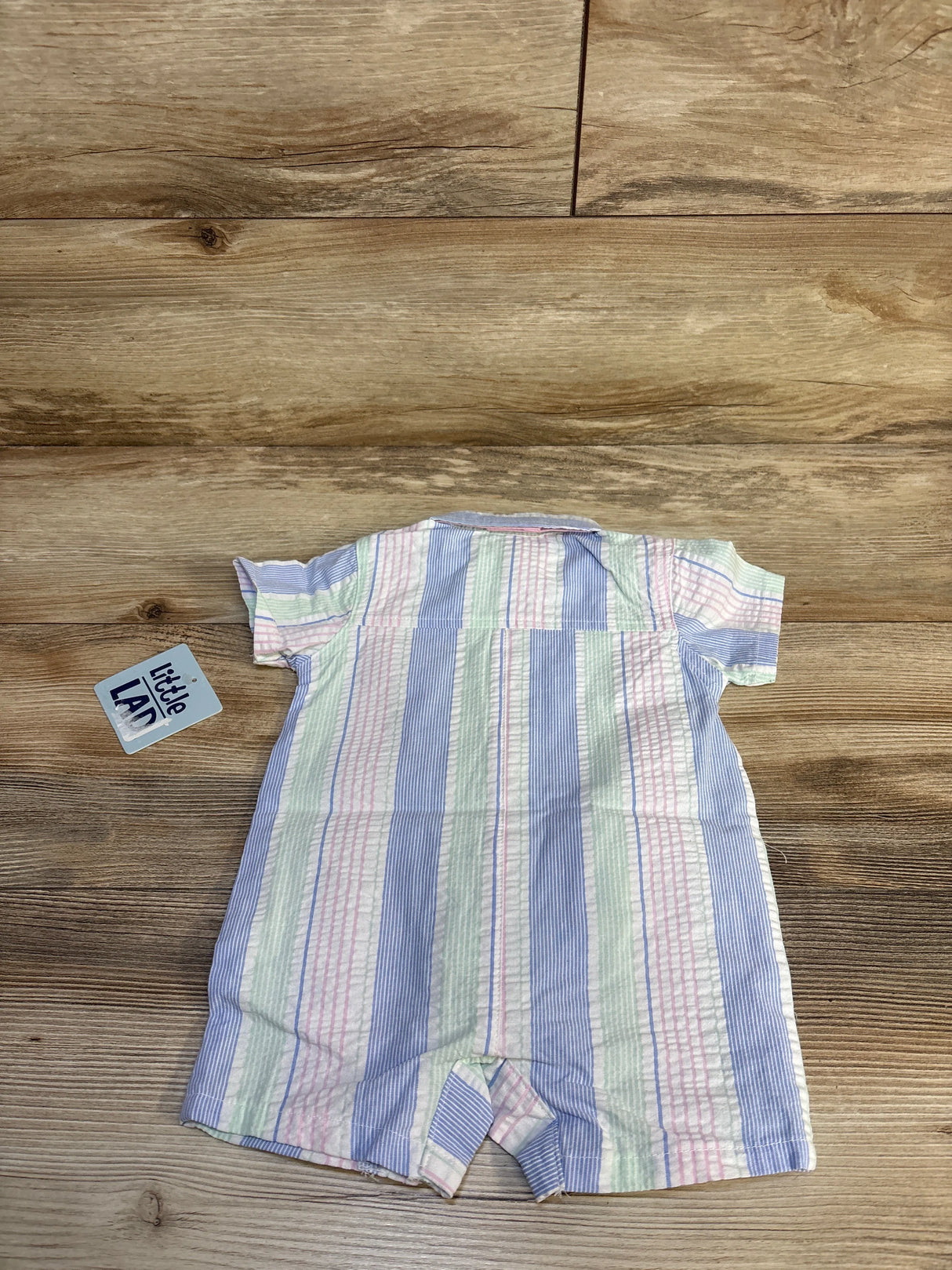 NEW Little Lad 2pc Easter Romper & Bowtie sz 6/9m