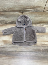 H&M Bear Full Zip Hoodie Taupe sz Newborn