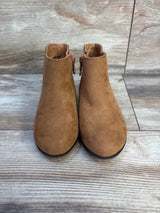 Cat & Jack Penelope Zipper Booties Cognac sz 8c