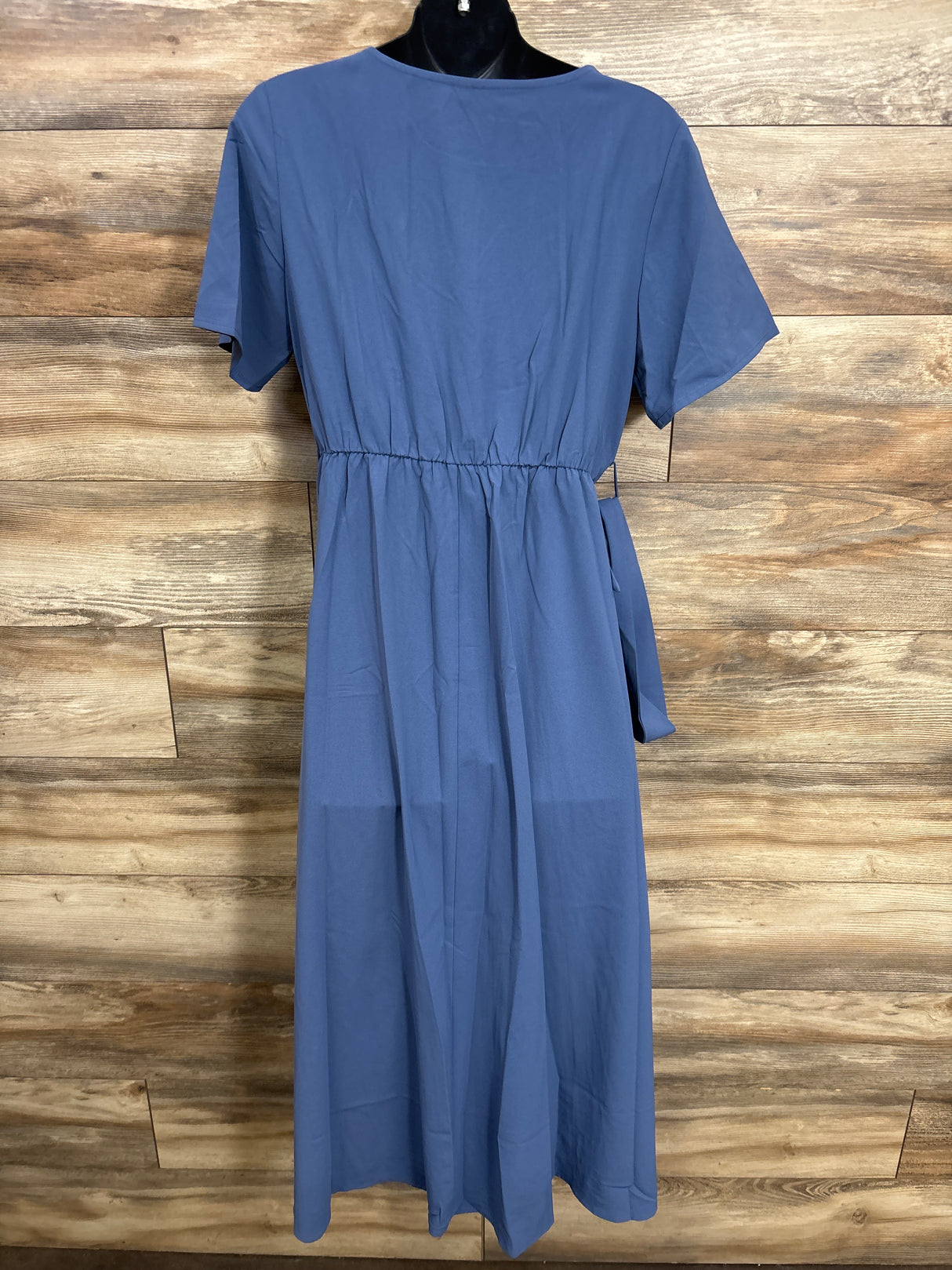 Cross Front Maternity Dress Light Blue sz Large
