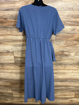 Cross Front Maternity Dress Light Blue sz Large