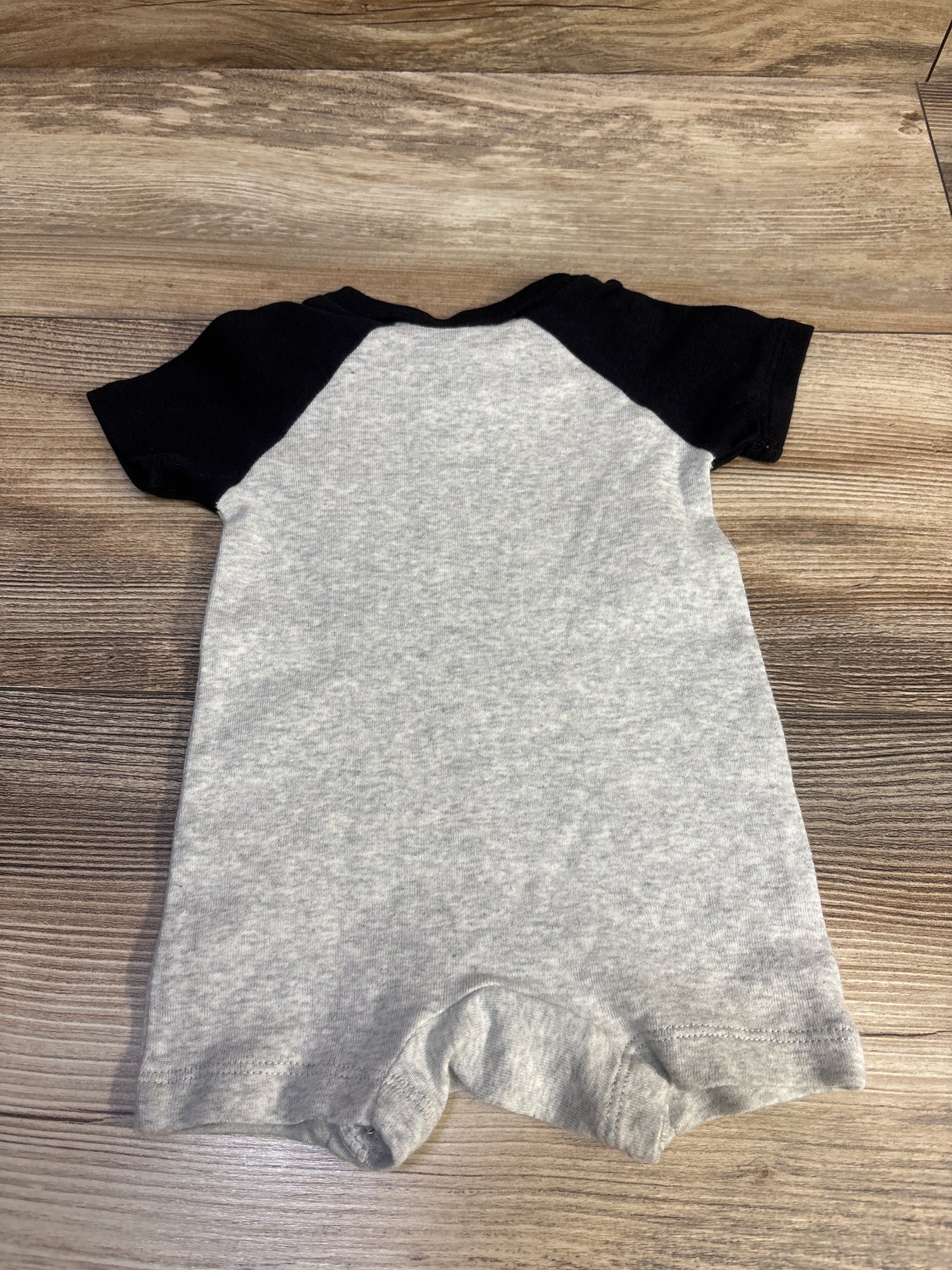 Okie Dokie Daddy's Favorite Little Dude Shortie Romper Grey sz 3m
