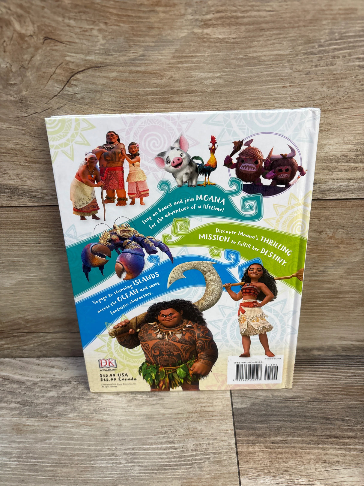 Disney Moana: The Essential Guide Hardcover Book