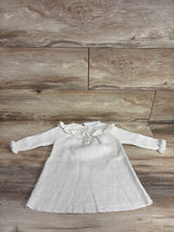 NEW Janie & Jack Baby Rose Ruffle Sweater Dress in Cream & Sugar sz 12-18m