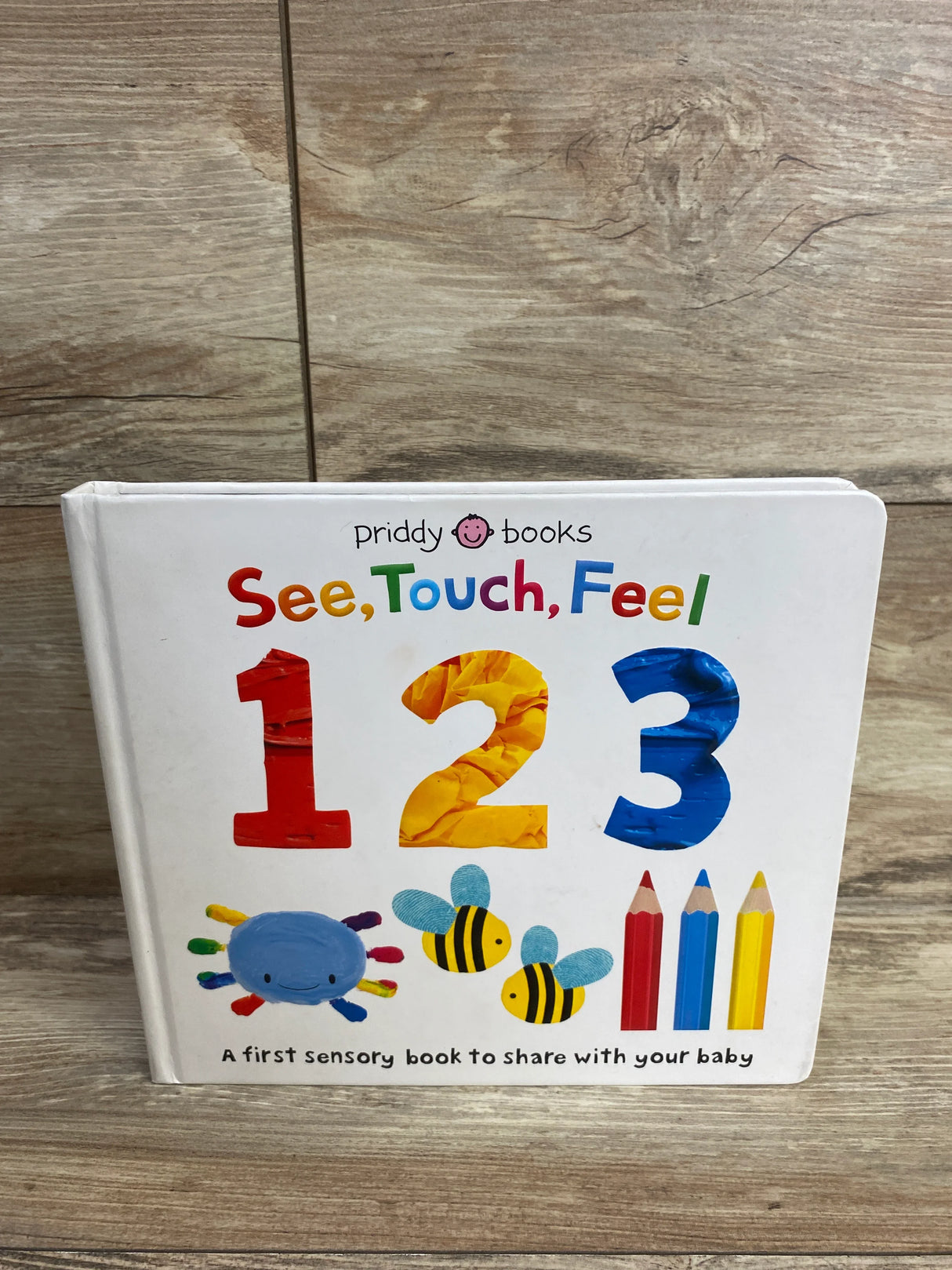 See, Touch, Feel: 123 Board Book