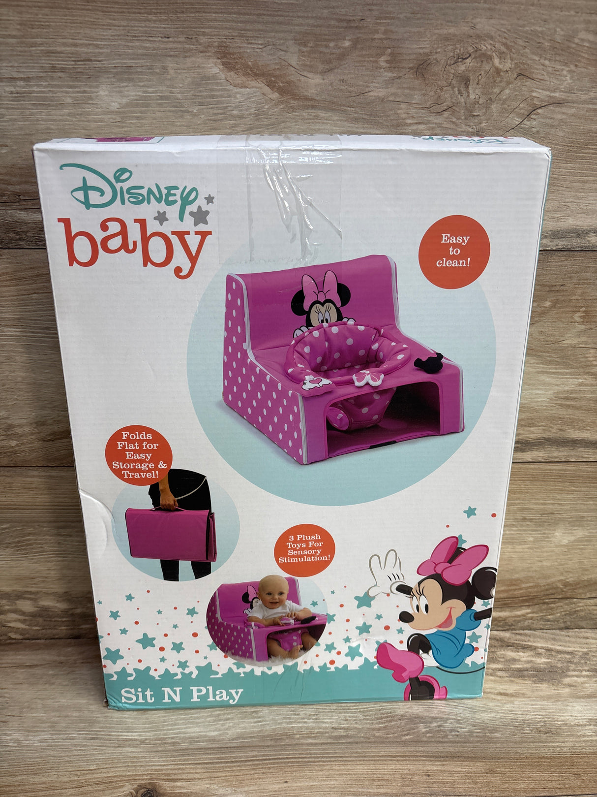 NEW Delta Children Disney Minnie Mouse Sit N Play Portable Activity Seat
