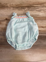 Cat & Jack Embroidered Romper Mint sz 0-3m