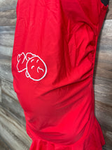 Summer Mae Maternity Baby Print 1pc Swim Suit Red sz XL