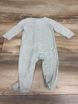 Child Of Mine Striped Sleeper Green sz 3-6m