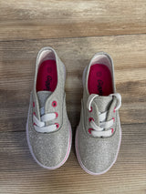 Giggle Girls Glitter Casual Shoes Silver sz 11c