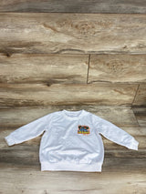 I'ma Cool Bear Sweatshirt White sz 18-24m