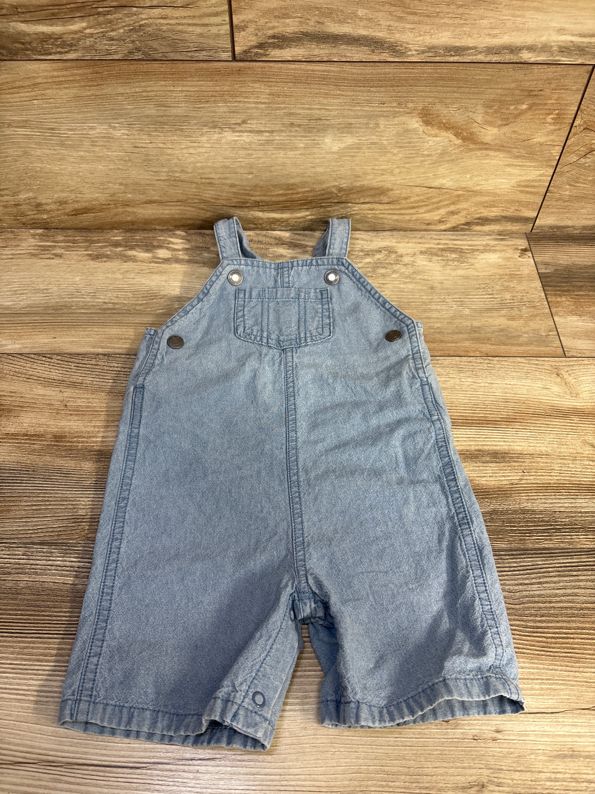 Carter's Chambray Shortalls Blue sz 18m