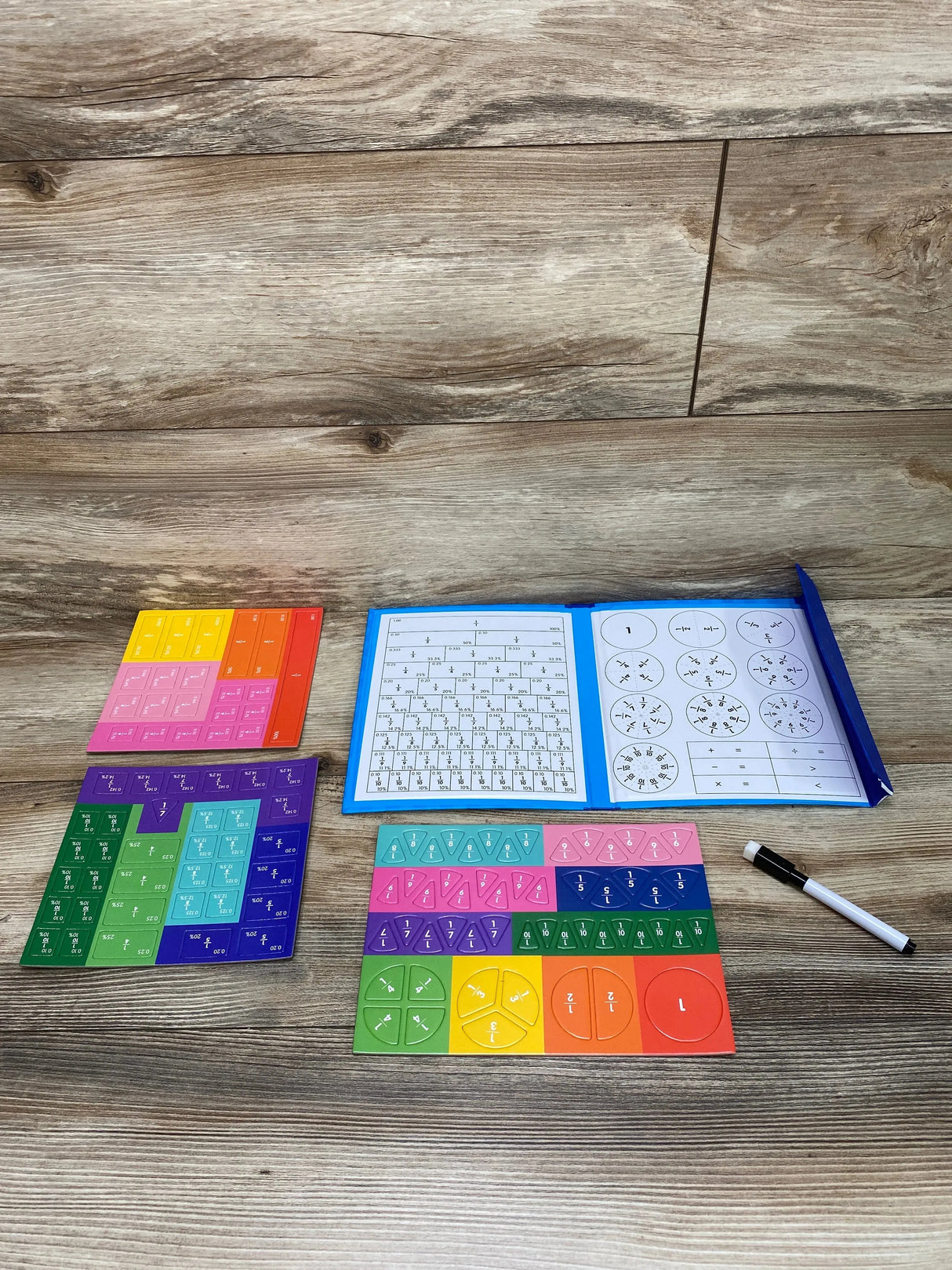 NEW Magnetic Fraction Tiles & Fraction Circles Set