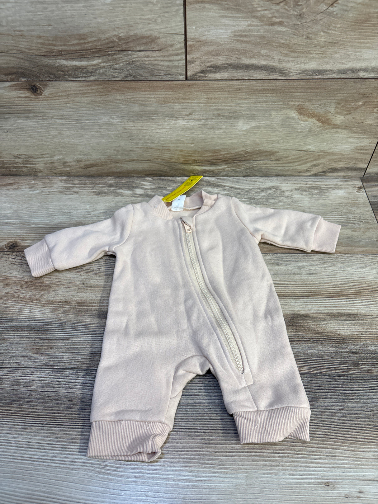 NEW Shien Zip Sweater Coverall Beige sz 0-1m