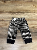 NEW Cat & Jack Checkered Joggers Black sz 3-6m