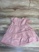 Baby Gap Metallic Star Tulle Tiered Dress Pink sz 4T