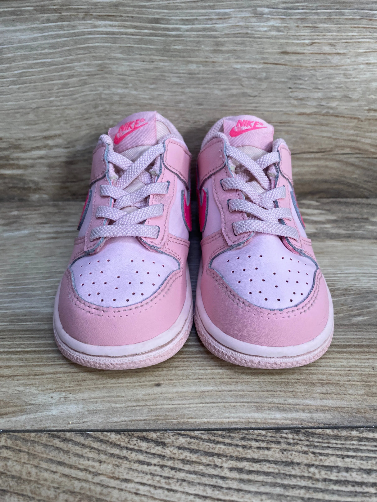 Nike Dunk Low TD 'Triple Pink' Sneakers sz 7c