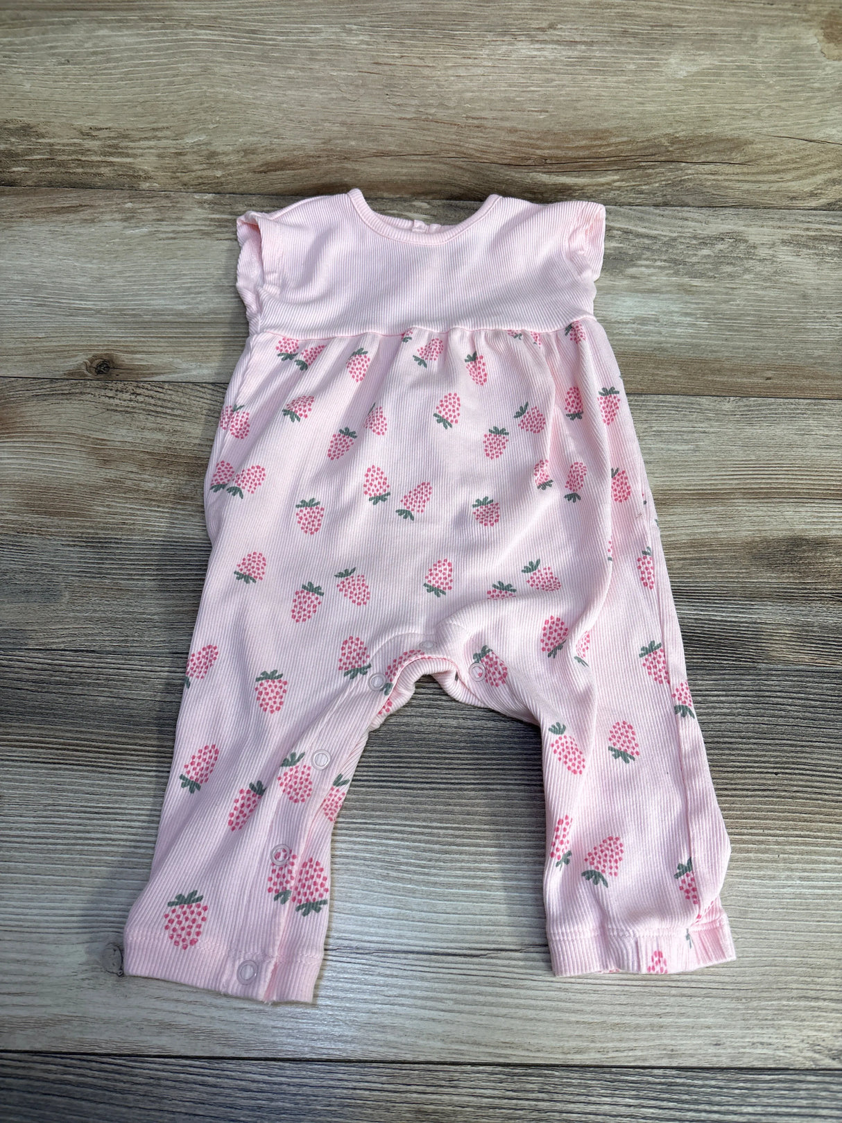 Just One You Ribbed Jumpsuit Pink sz 6m