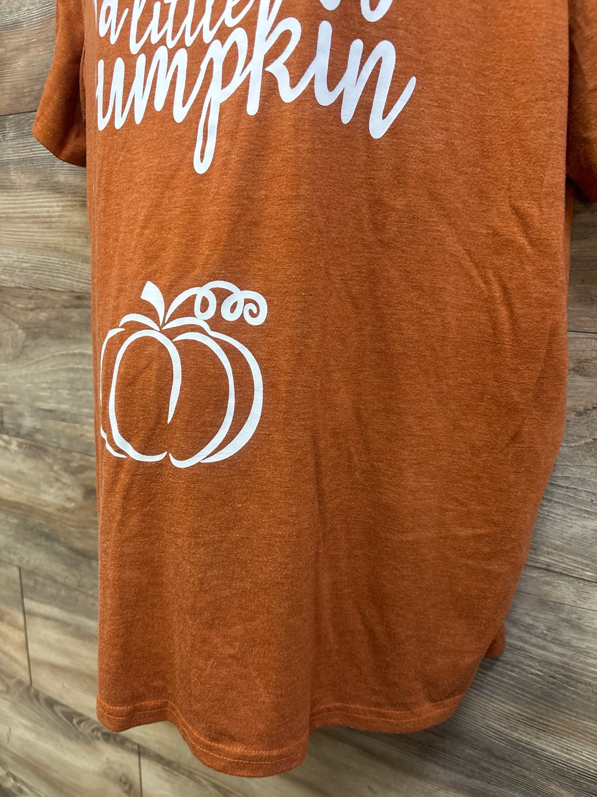 Maternity 'Growing A Little Pumpkin' Shirt Orange sz Medium