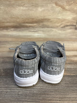 Hey Dude Wally Stretch Sox Sneakers Grey sz 7c