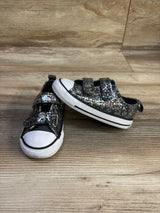 Converse Chuck Taylor All Star Sneakers Glittery Black sz 6c