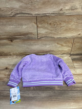 NEW Bluey Plush Sweatshirt Purple sz 2T