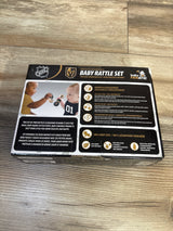 NEW NHL Las Vegas Golden Knights Baby Wooden Rattle Set 2pk
